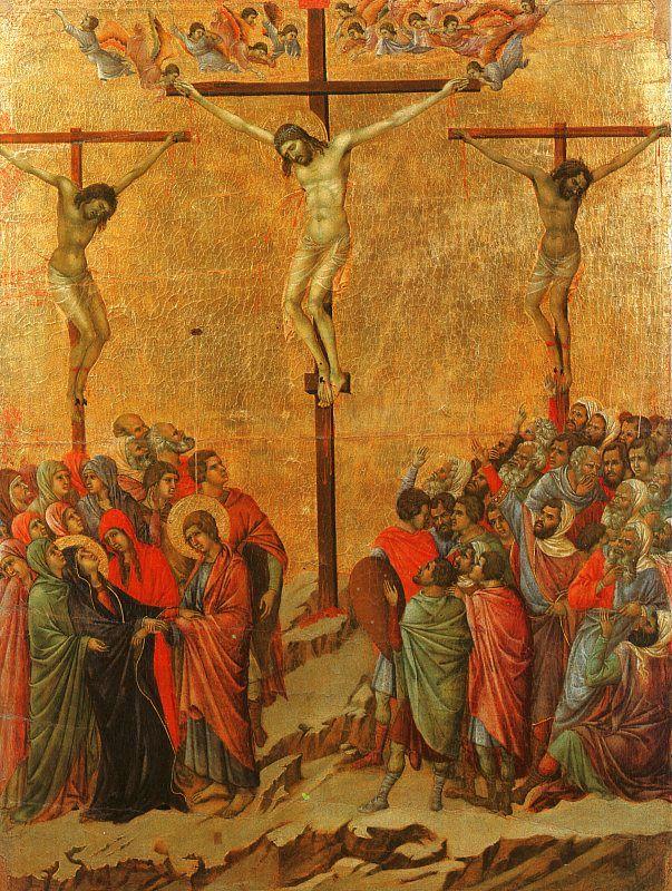 Duccio di Buoninsegna Crucifixion china oil painting image